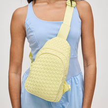 Load image into Gallery viewer, Beyond The Horizon - Woven Neoprene Sling Backpack - Backwards Boutique