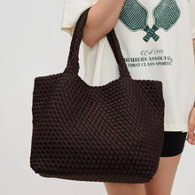 Load image into Gallery viewer, Sky's The Limit - Medium Woven Neoprene Tote - Backwards Boutique