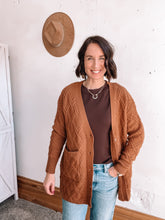 Load image into Gallery viewer, Norma's Crisp Pumpkin Cardigan's - Backwards Boutique