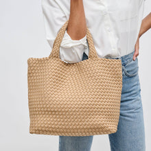 Load image into Gallery viewer, Sky's The Limit - Medium Woven Neoprene Tote - Backwards Boutique