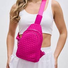 Load image into Gallery viewer, Beyond The Horizon - Woven Neoprene Sling Backpack - Backwards Boutique