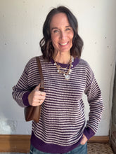 Load image into Gallery viewer, Sally's Color Trimmed Sweater