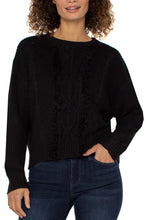 Load image into Gallery viewer, Liverpool Long Sleeve Mock Neck Sweater With Fringe - Backwards Boutique