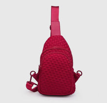 Load image into Gallery viewer, Beyond The Horizon - Woven Neoprene Sling Backpack - Backwards Boutique