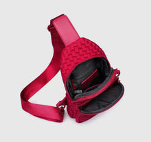 Load image into Gallery viewer, Beyond The Horizon - Woven Neoprene Sling Backpack - Backwards Boutique