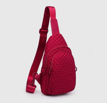 Load image into Gallery viewer, Beyond The Horizon - Woven Neoprene Sling Backpack - Backwards Boutique