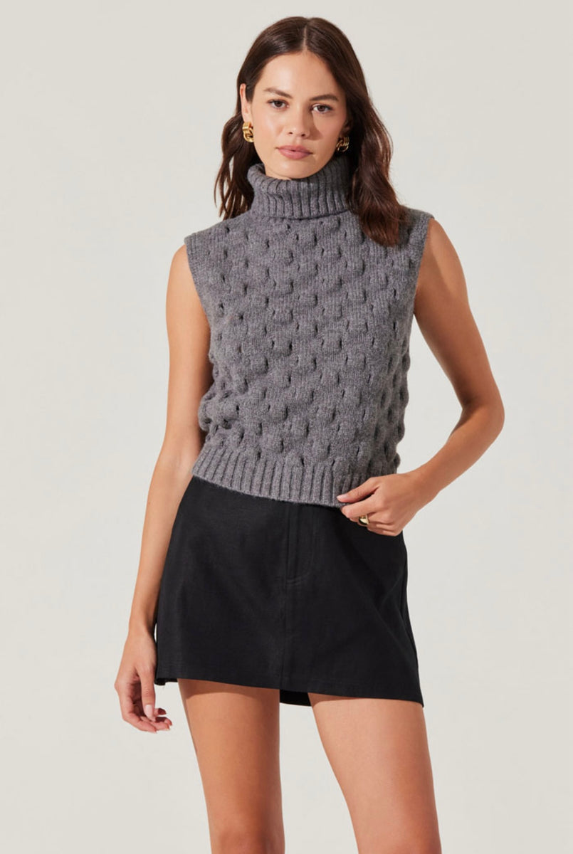 Amelia's Turtle Neck Sweater | Backwards Boutique