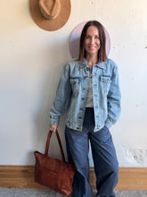 Load image into Gallery viewer, KUT From The Kloth Emmy Boyfriend Jean Jacket - Backwards Boutique
