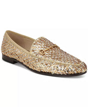 Load image into Gallery viewer, Sam Edelman Loraine Gold Loafers - Backwards Boutique