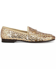 Load image into Gallery viewer, Sam Edelman Loraine Gold Loafers - Backwards Boutique