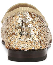 Load image into Gallery viewer, Sam Edelman Loraine Gold Loafers - Backwards Boutique