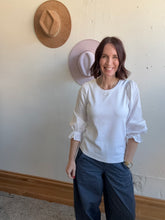 Load image into Gallery viewer, Liverpool 3 Quarter Sleeve Top - Backwards Boutique