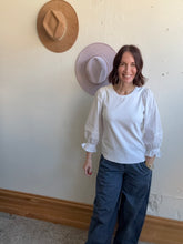 Load image into Gallery viewer, Liverpool 3 Quarter Sleeve Top - Backwards Boutique
