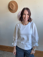 Load image into Gallery viewer, Liverpool 3 Quarter Sleeve Top - Backwards Boutique