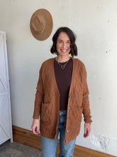 Load image into Gallery viewer, Norma's Crisp Pumpkin Cardigan's - Backwards Boutique
