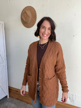 Load image into Gallery viewer, Norma's Crisp Pumpkin Cardigan's - Backwards Boutique