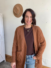 Load image into Gallery viewer, Norma's Crisp Pumpkin Cardigan's - Backwards Boutique