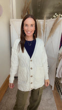 Load image into Gallery viewer, Norma's Crisp Pumpkin Cardigan's - Backwards Boutique