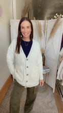 Load image into Gallery viewer, Norma's Crisp Pumpkin Cardigan's - Backwards Boutique