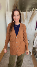 Load image into Gallery viewer, Norma's Crisp Pumpkin Cardigan's - Backwards Boutique
