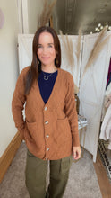 Load image into Gallery viewer, Norma's Crisp Pumpkin Cardigan's - Backwards Boutique