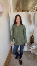 Load image into Gallery viewer, Tammy&#39;s Boyfriend Button Up Shirt - Backwards Boutique 