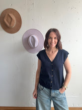 Load image into Gallery viewer, Sierra’s V-Neck Button Down - Backwards Boutique