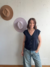 Load image into Gallery viewer, Sierra’s V-Neck Button Down - Backwards Boutique