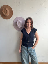 Load image into Gallery viewer, Sierra’s V-Neck Button Down - Backwards Boutique