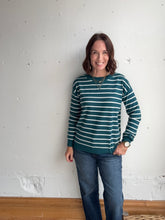 Load image into Gallery viewer, Olivia's Striped Long Sleeve - Backwards Boutique