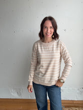 Load image into Gallery viewer, Olivia's Striped Long Sleeve - Backwards Boutique