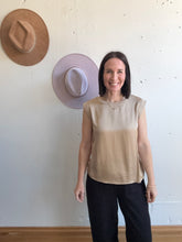 Load image into Gallery viewer, Liverpool Sleeveless Woven Knit Top - Backwards Boutique