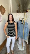 Load image into Gallery viewer, Lindsey’s Striped Tank - Backwards Boutique 
