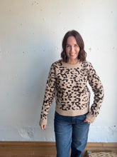 Load image into Gallery viewer, KUT Gisela Animal Print Sweater - Backwards Boutique
