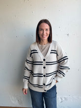 Load image into Gallery viewer, Z Supply Boyfriend Striped Cardigan - Backwards Boutique