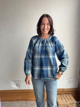 Load image into Gallery viewer, Miller Plaid Blouse - Backwards Boutique