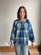 Load image into Gallery viewer, Miller Plaid Blouse - Backwards Boutique