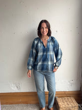 Load image into Gallery viewer, Miller Plaid Blouse - Backwards Boutique