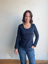 Load image into Gallery viewer, Liverpool Long Sleeve Scoop Neck Top - Backwards Boutique
