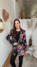 Load image into Gallery viewer, Liverpool Los Angeles Floral One-Button Stretch Blazer - Backwards Boutique 