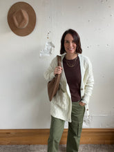 Load image into Gallery viewer, Norma's Crisp Pumpkin Cardigan's - Backwards Boutique