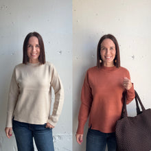 Load image into Gallery viewer, Meredith's Mock Neck Sweater - Backwards Boutique
