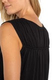 Load image into Gallery viewer, Liverpool \Sleeveless Shirred Detail Knot Top - Backwards Boutique