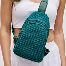 Load image into Gallery viewer, Beyond The Horizon - Woven Neoprene Sling Backpack - Backwards Boutique