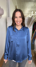 Load image into Gallery viewer, Lauren’s Button Blouse Down - Backwards Boutique 