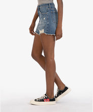 Load image into Gallery viewer, Kut From The Kloth 4” Jane High Rise Long Denim Medium Wash Short - Backwards Boutique
