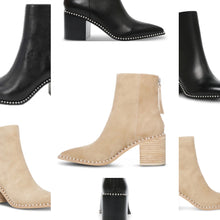 Load image into Gallery viewer, Steve Madden Aquarius Natural Suede Booties - Backwards Boutique 