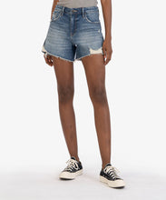 Load image into Gallery viewer, Kut From The Kloth 4” Jane High Rise Long Denim Medium Wash Short - Backwards Boutique