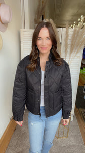 Z Supply On The Move Quilted Jacket - Backwards Boutique 