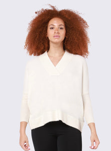 Plus Dex Dolman V-Neck Sweater - Backwards Boutique 